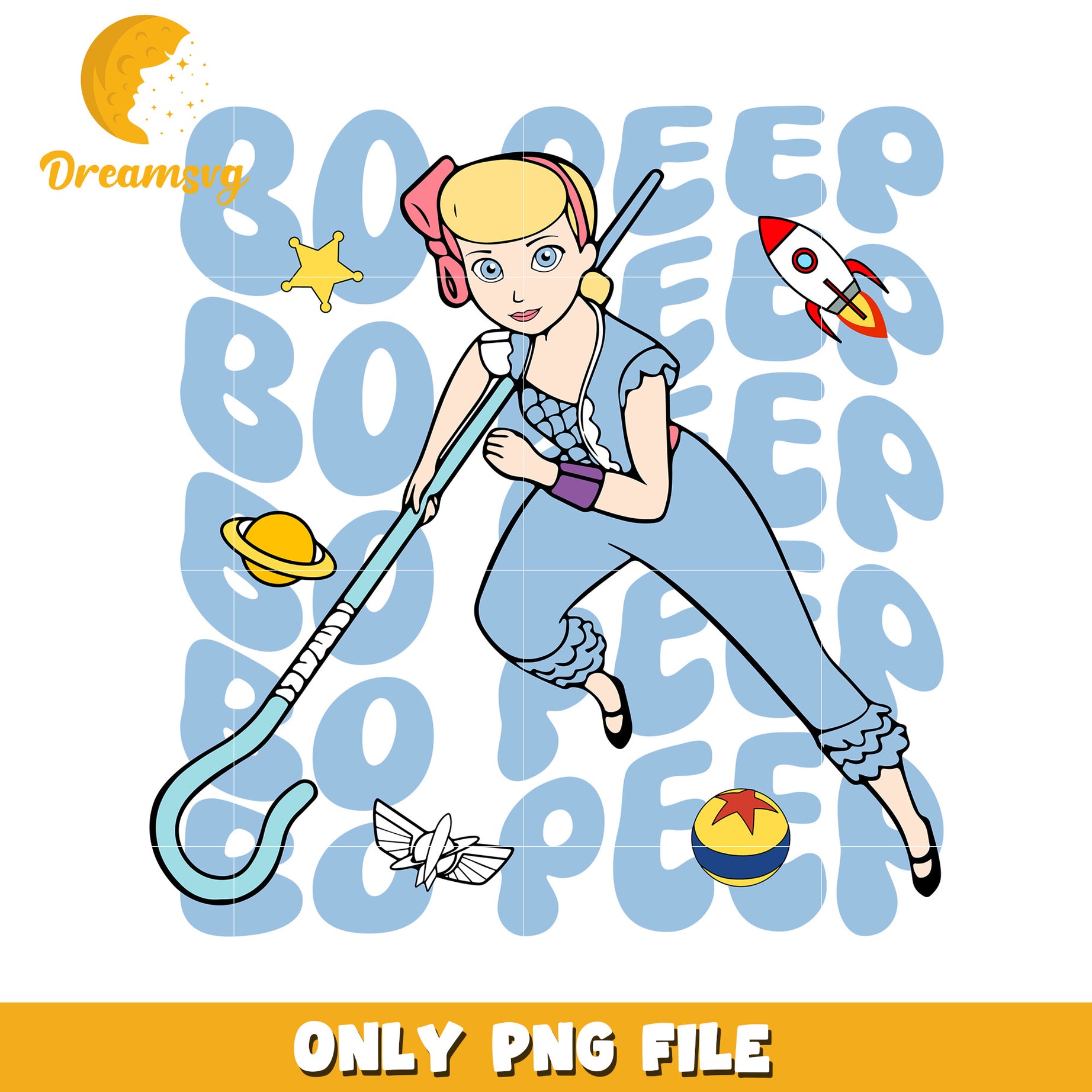 Bo Peep PNG Toy Story Sublimation