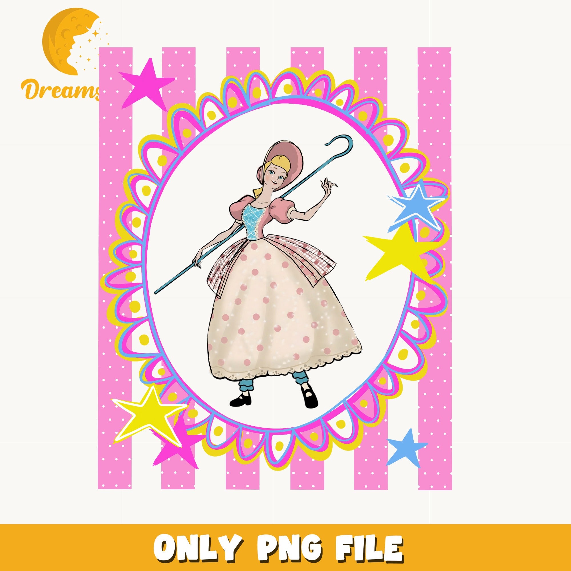 Bo Peep Toy Story PNG, Disney Pixar PNG, Little Bo Peep PNG