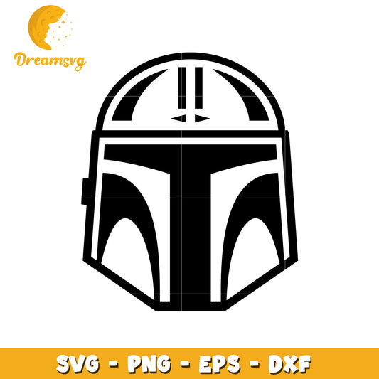 Boba Fett Helmet SVG PNG EPS DXF