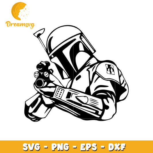 Boba Fett SVG Cut File