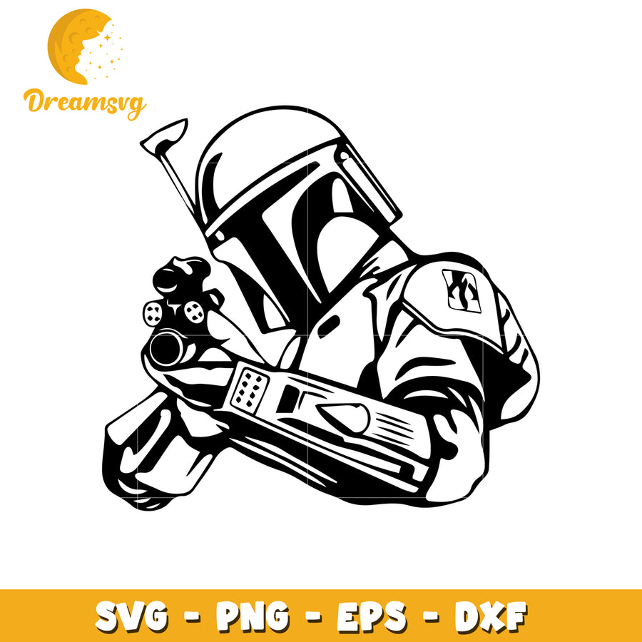 Boba Fett SVG Cut File
