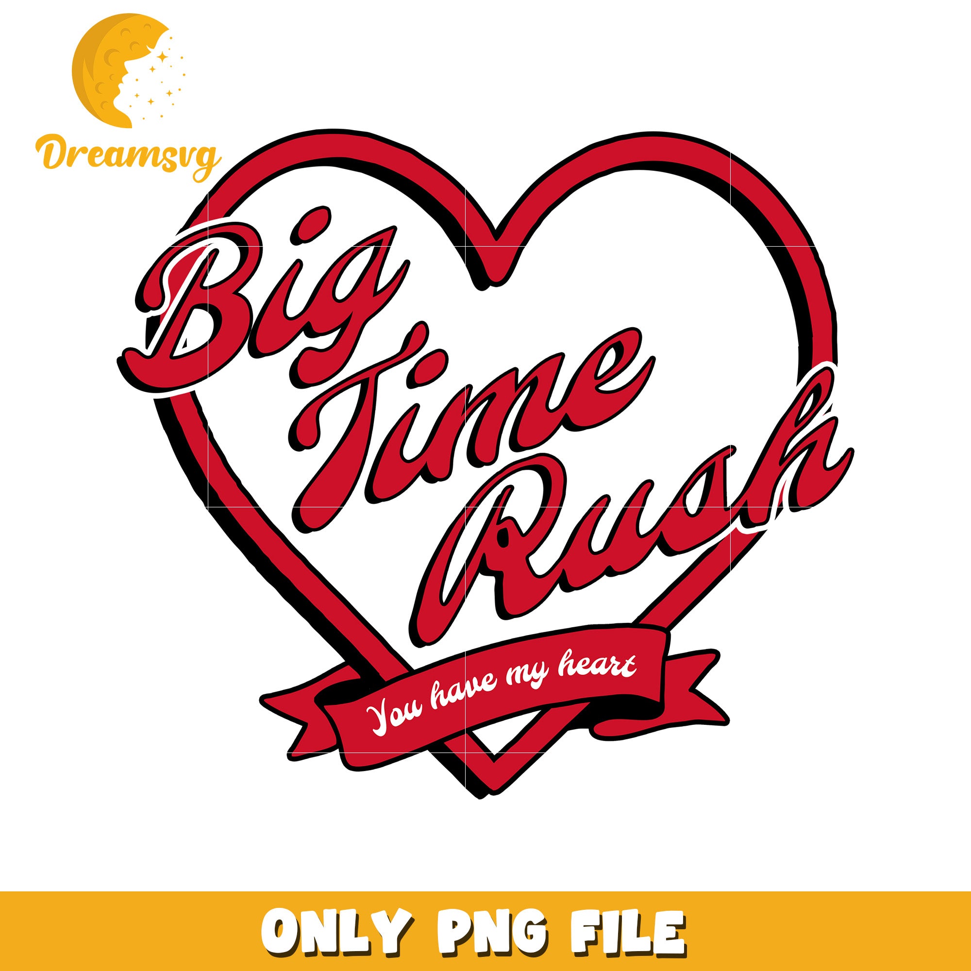 Bog time rush png, btr png, big time rush typo png