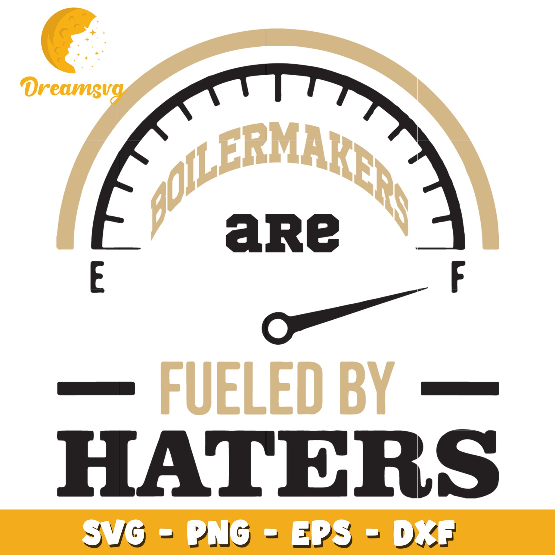 Boilermakers Fueled By Haters SVG Cut File