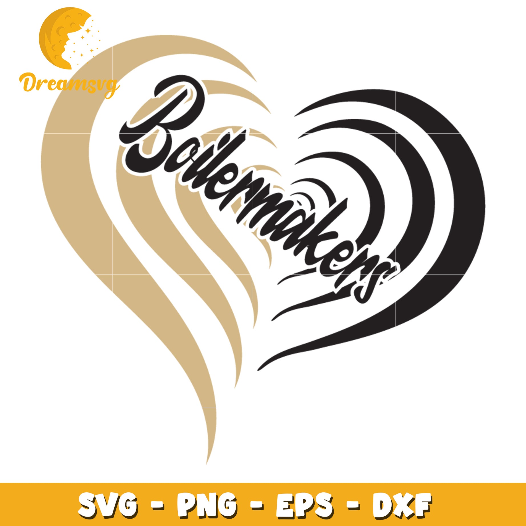 Boilermakers Heart SVG PNG EPS DXF