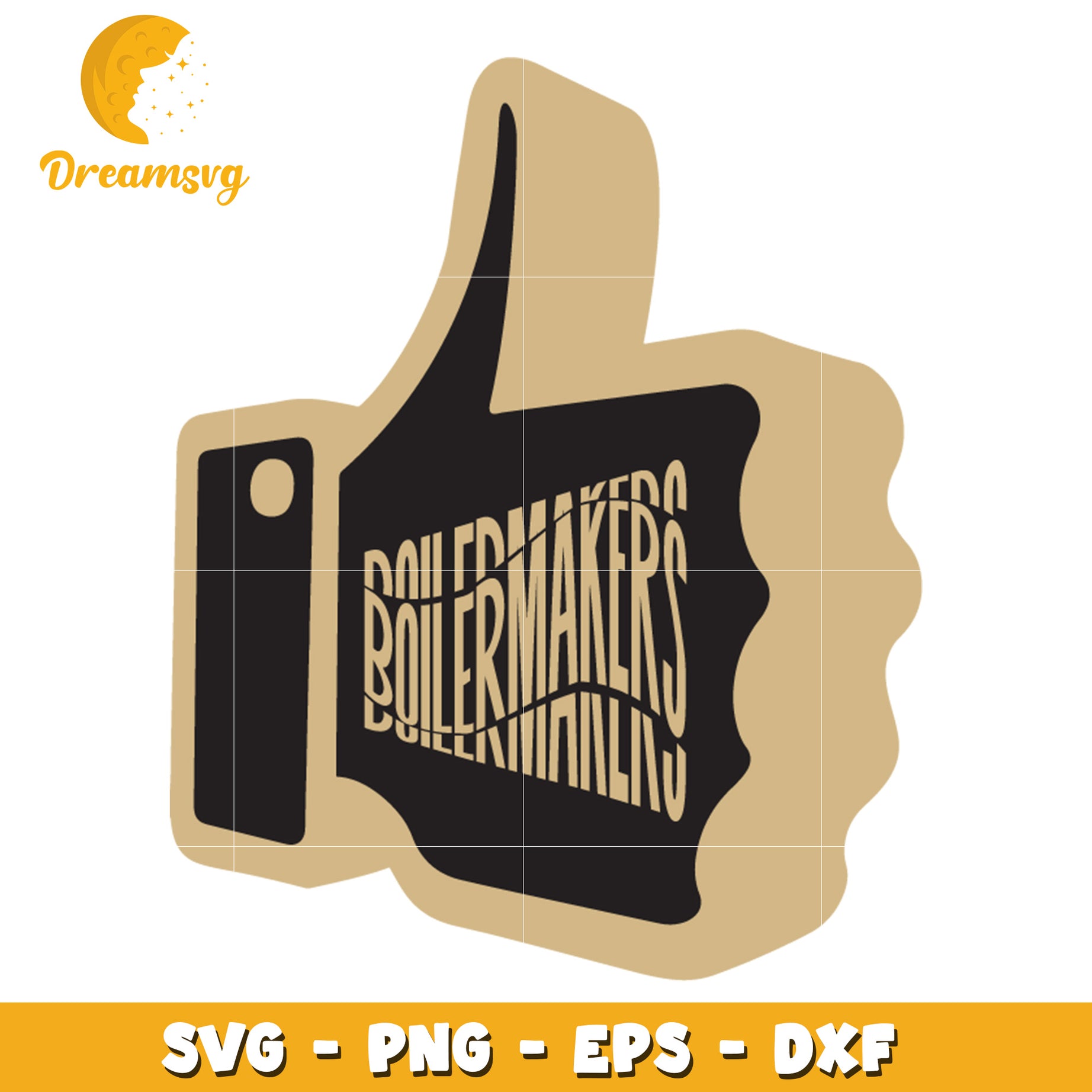 Boilermakers Thumbs Up SVG PNG EPS DXF