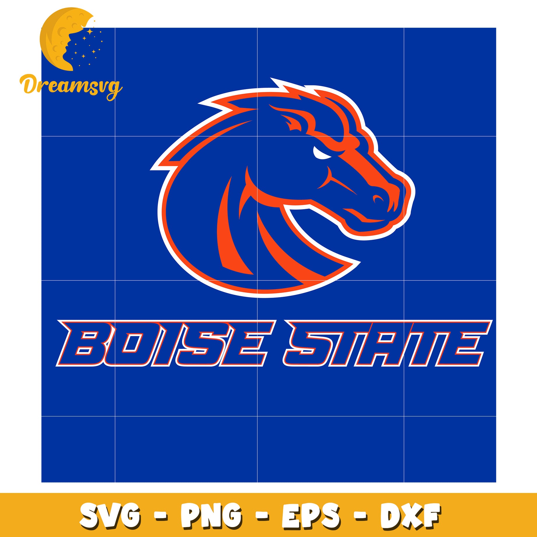 Boise State Broncos SVG PNG EPS DXF