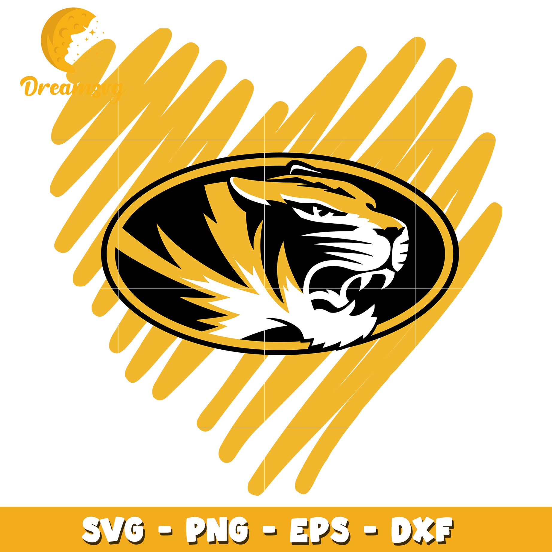 Bold Tiger Logo SVG File for Creative Design Projects