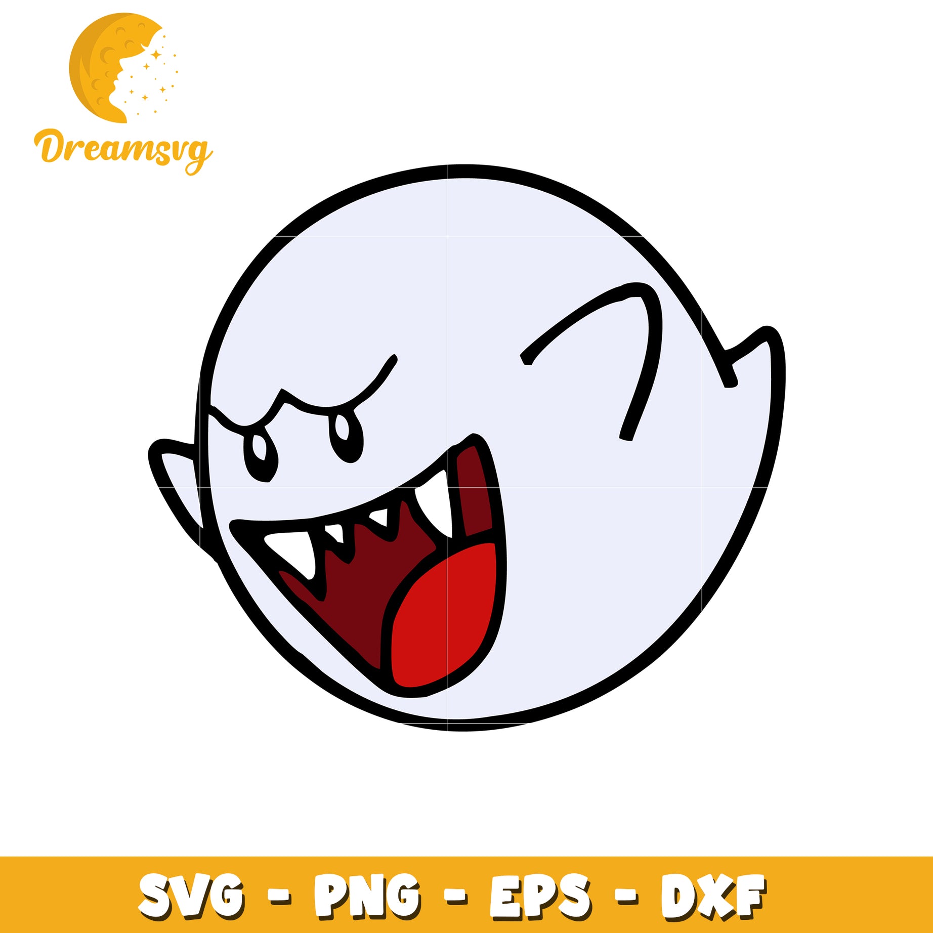 Boo SVG PNG EPS DXF Cut File