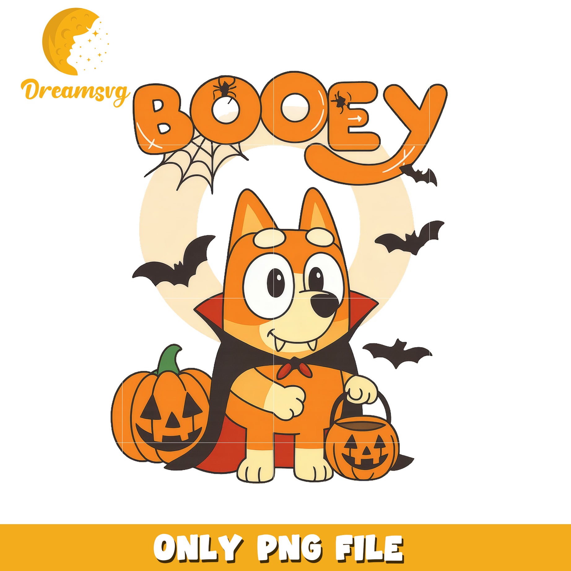 Booey halloween dracula png, spooky bluey png, halloween costumes png
