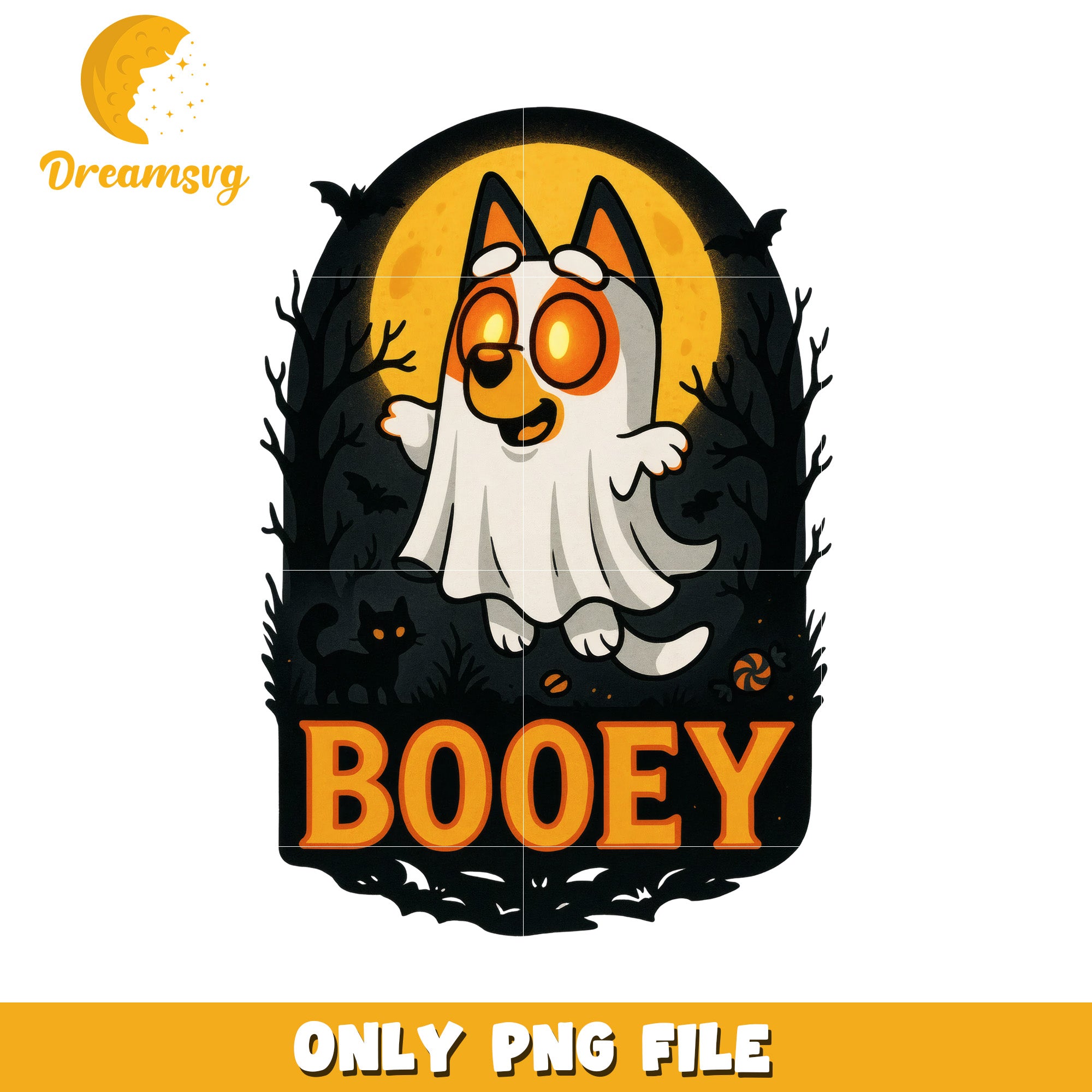 Booey spooky ghost png, bluey halloween png, halloween toys png