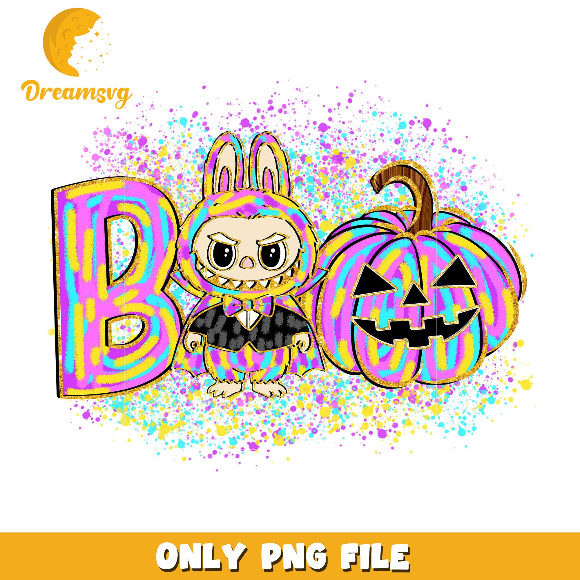 Boo halloween labubu png, halloween kills​​​ png, halloween decorations​​ png