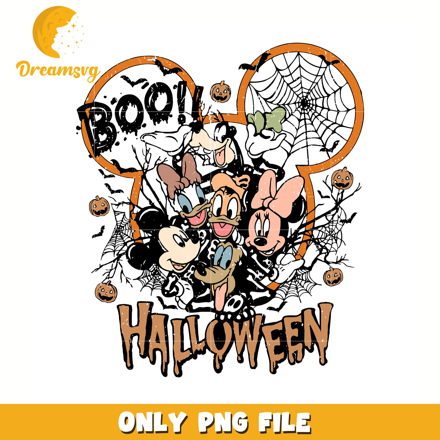 Boo halloween png, halloween decor png, halloween characters png