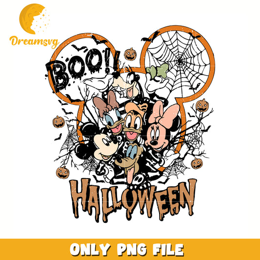 Boo halloween png, halloween decor png, halloween characters png