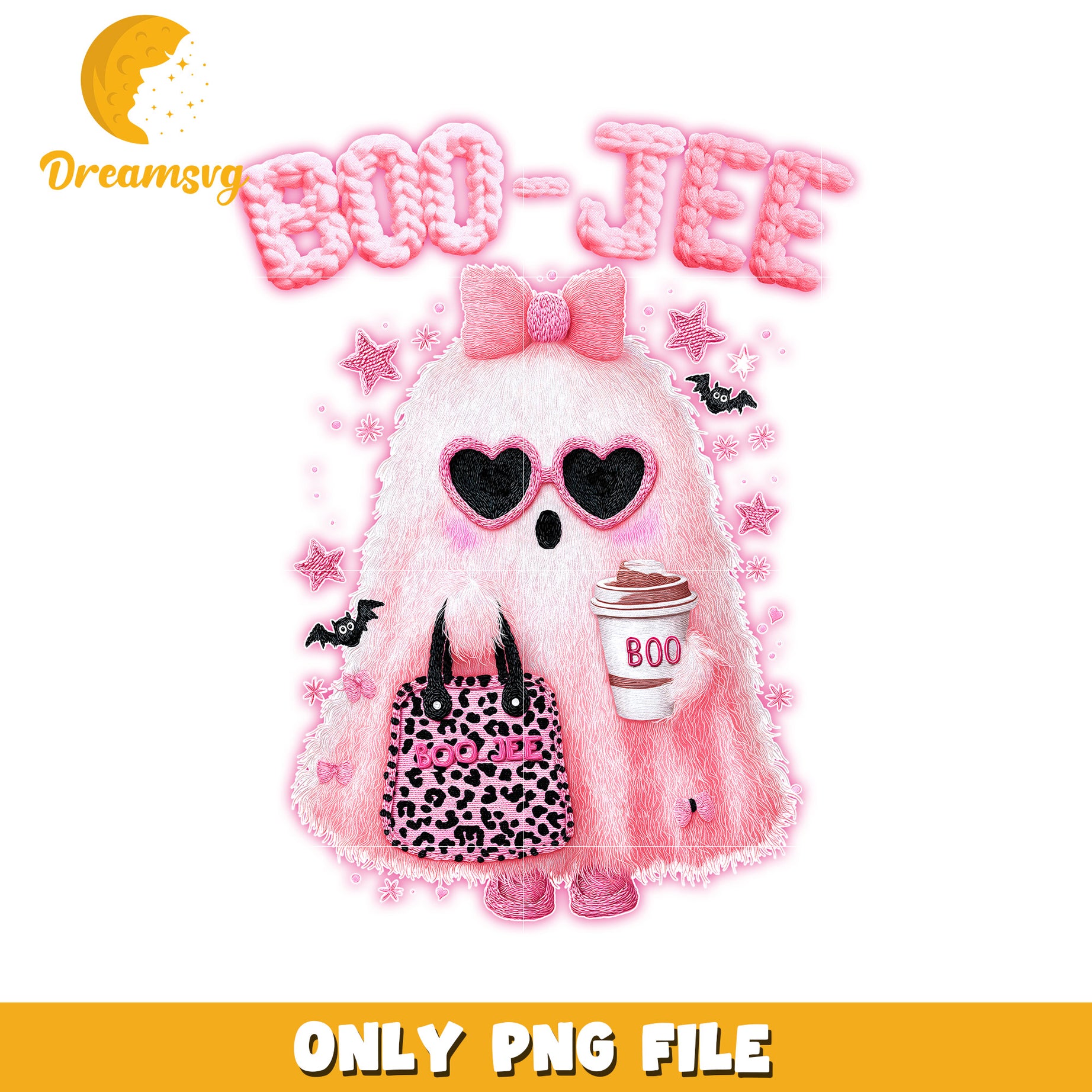Boo jee pink ghoul png, halloween ghoul png