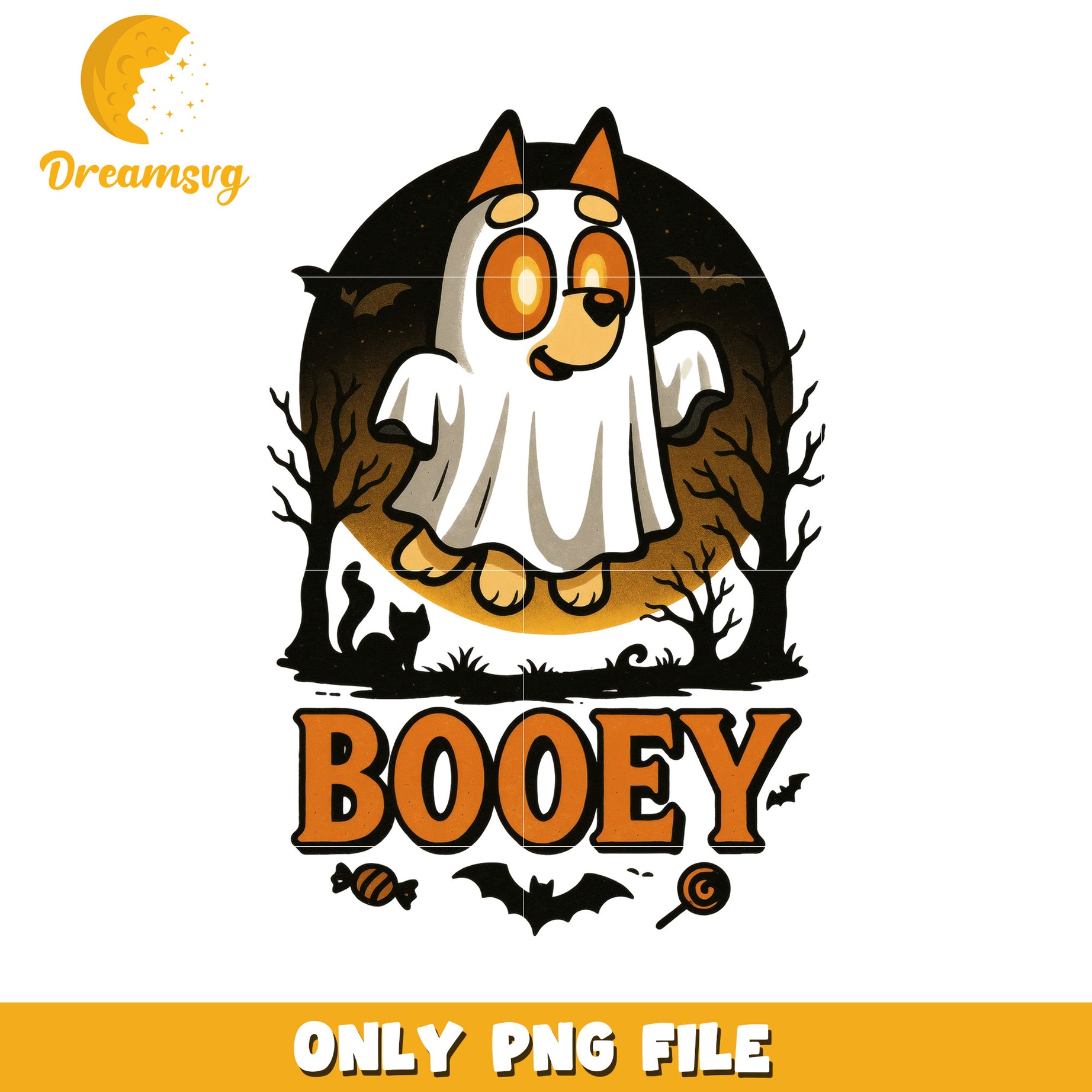 Booseey halloween design png, bluey halloween png, halloween toys png