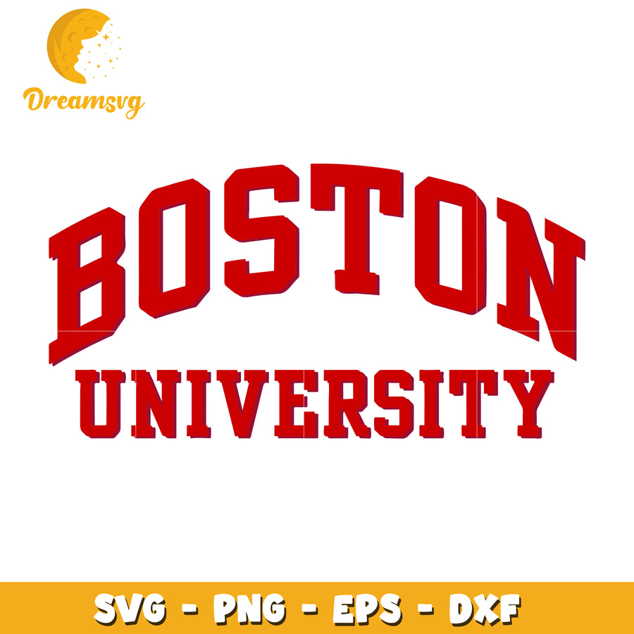 Boston University SVG PNG EPS DXF