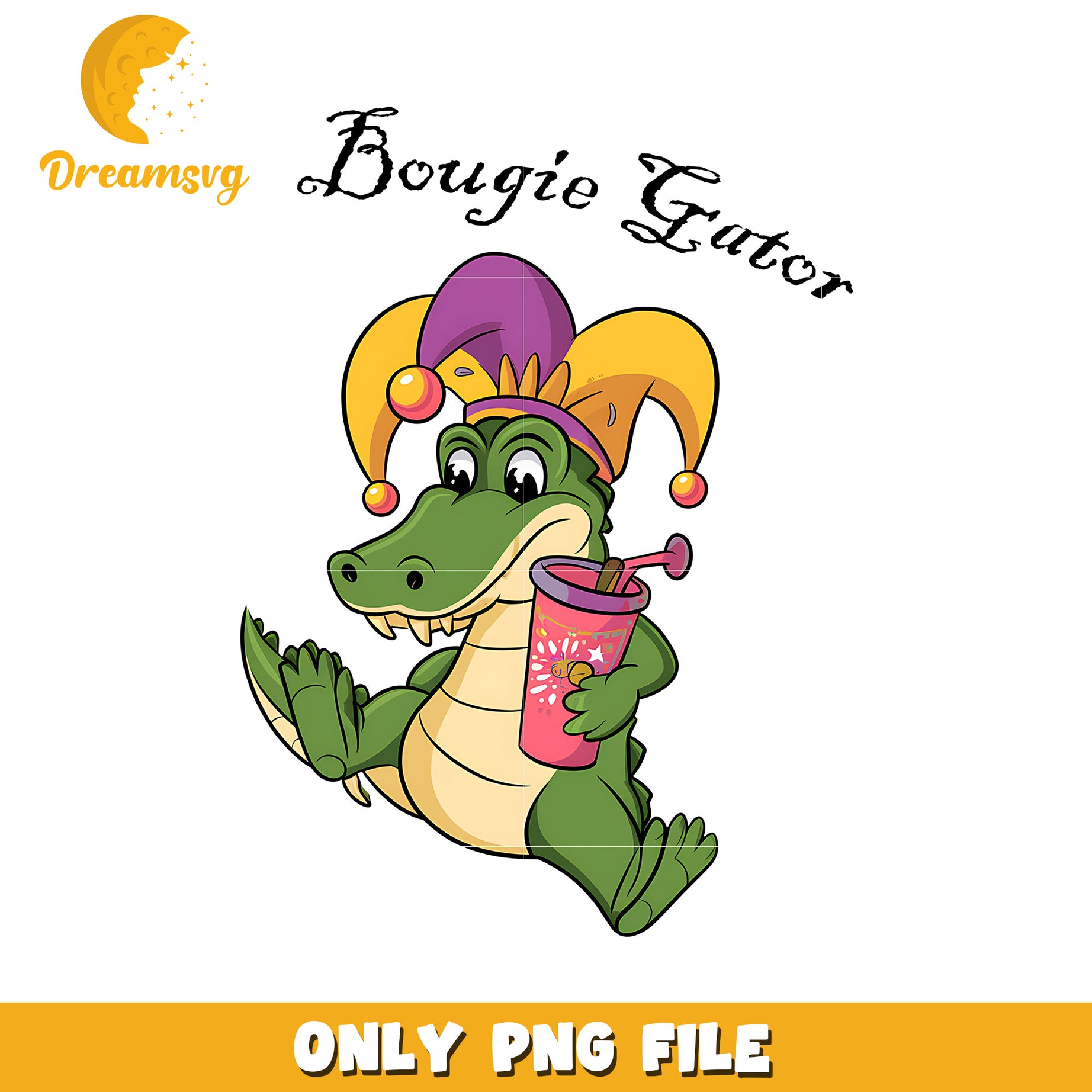 Bougie gator mardi gras hat png, mardi gras png, Bougie gator png