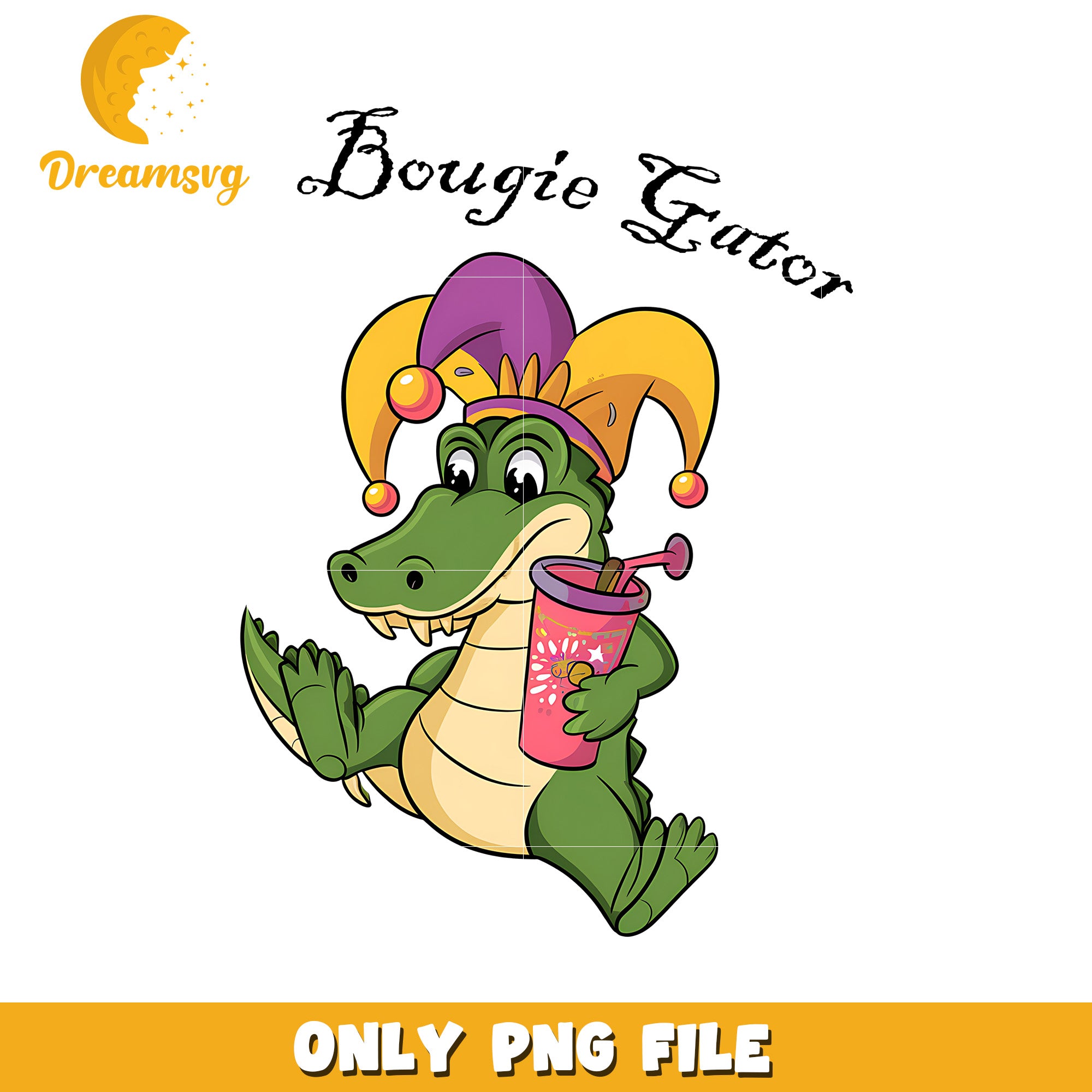 Bougie gator mardi gras hat png, mardi gras png, Bougie gator png