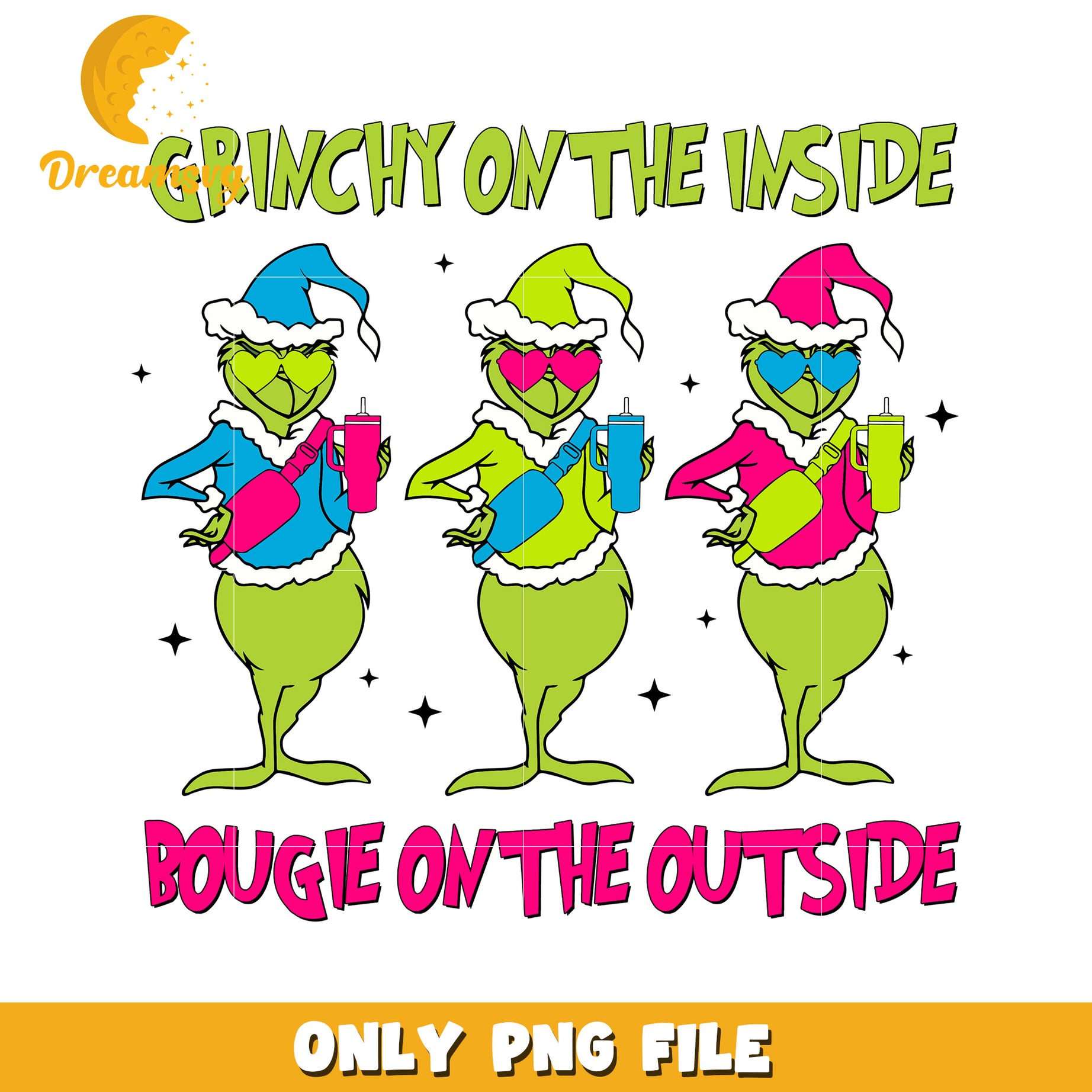Bougie on the inside png, the grinch​ png, grinch christmas tree png