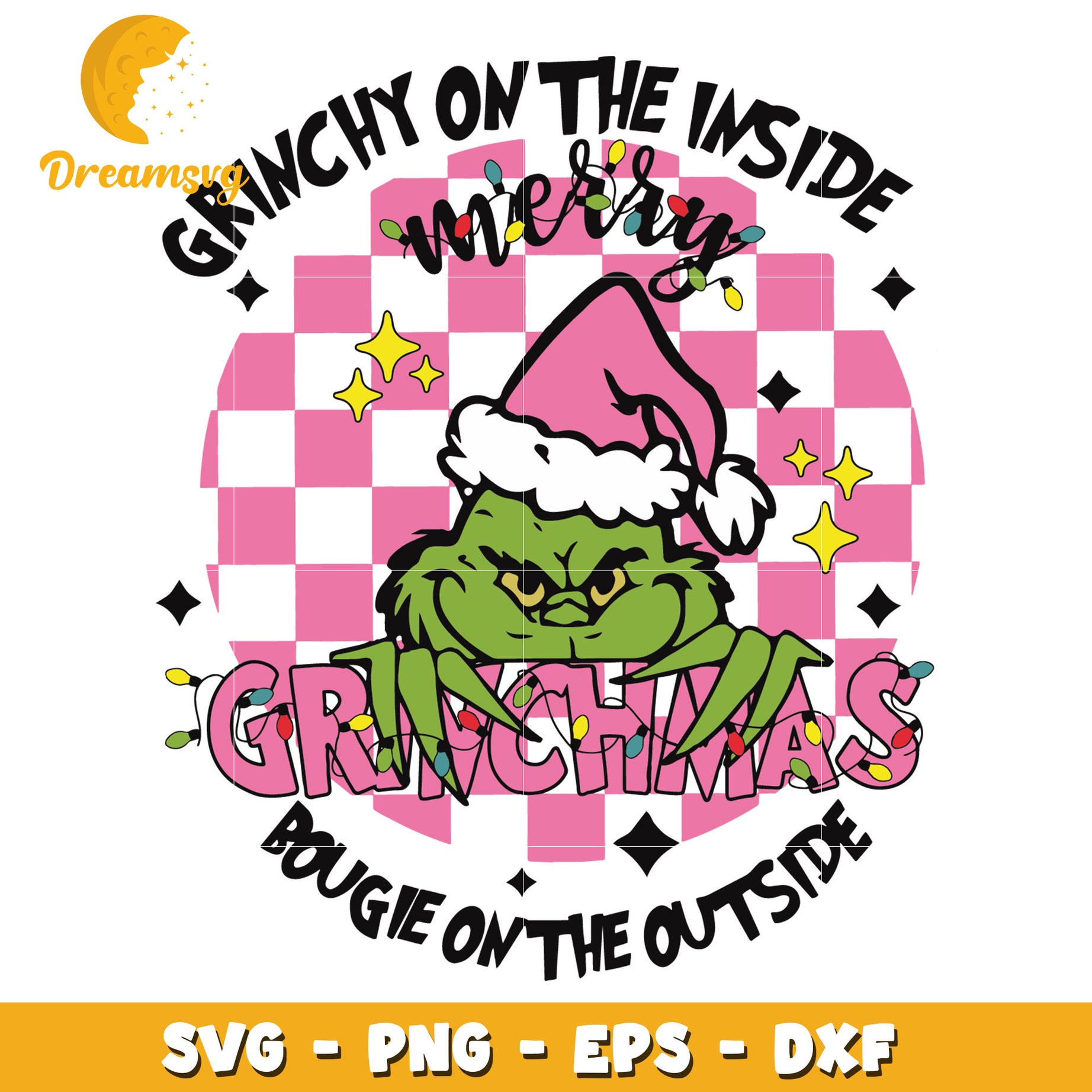 Bougie on the outside svg, merry christmas svg, christmas svg