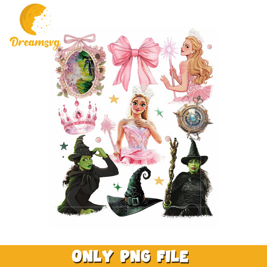 Bow Wicked png, wicked characters png, wicked new season png