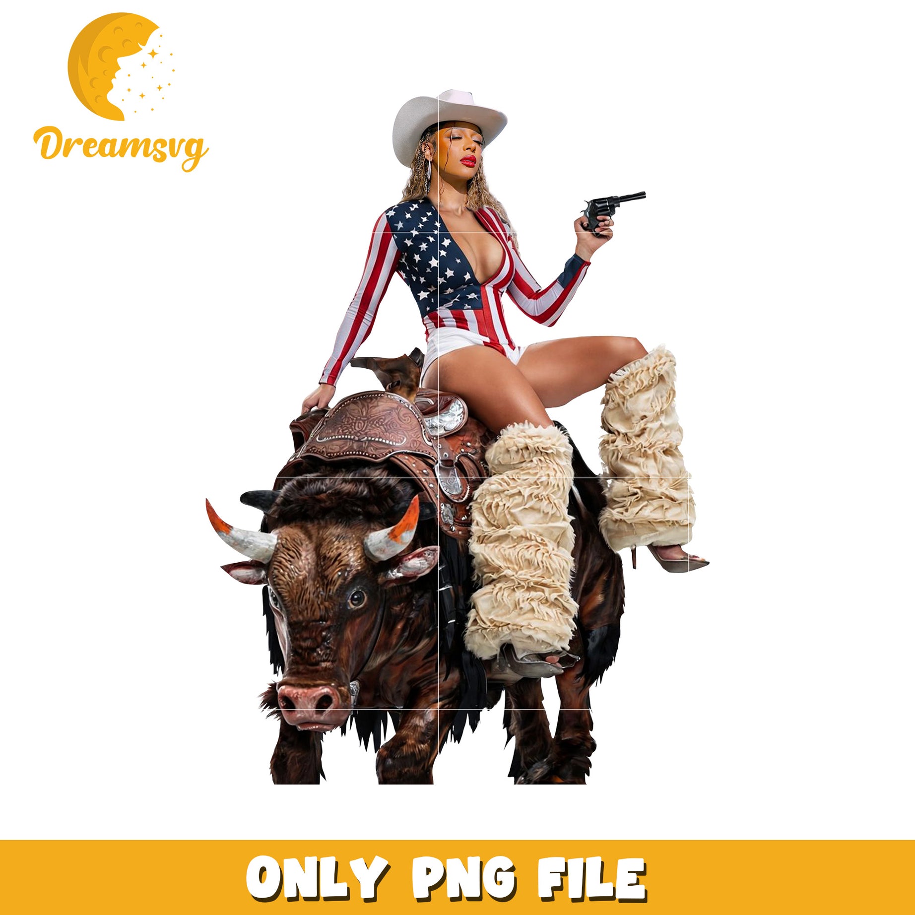 Bowboy carter girl png, cartoon female character png, playful girl design png