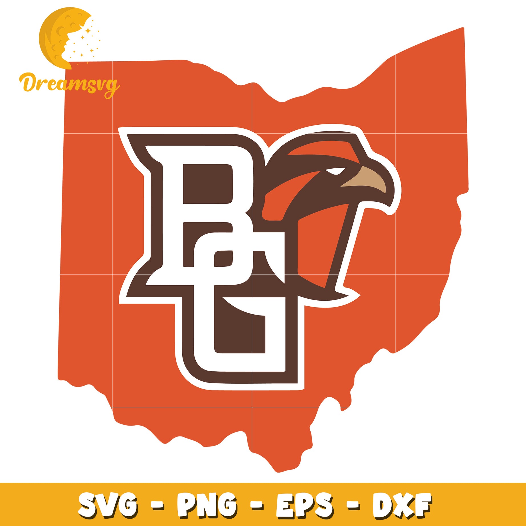 Bowling Green Falcons Ohio SVG PNG EPS DXF