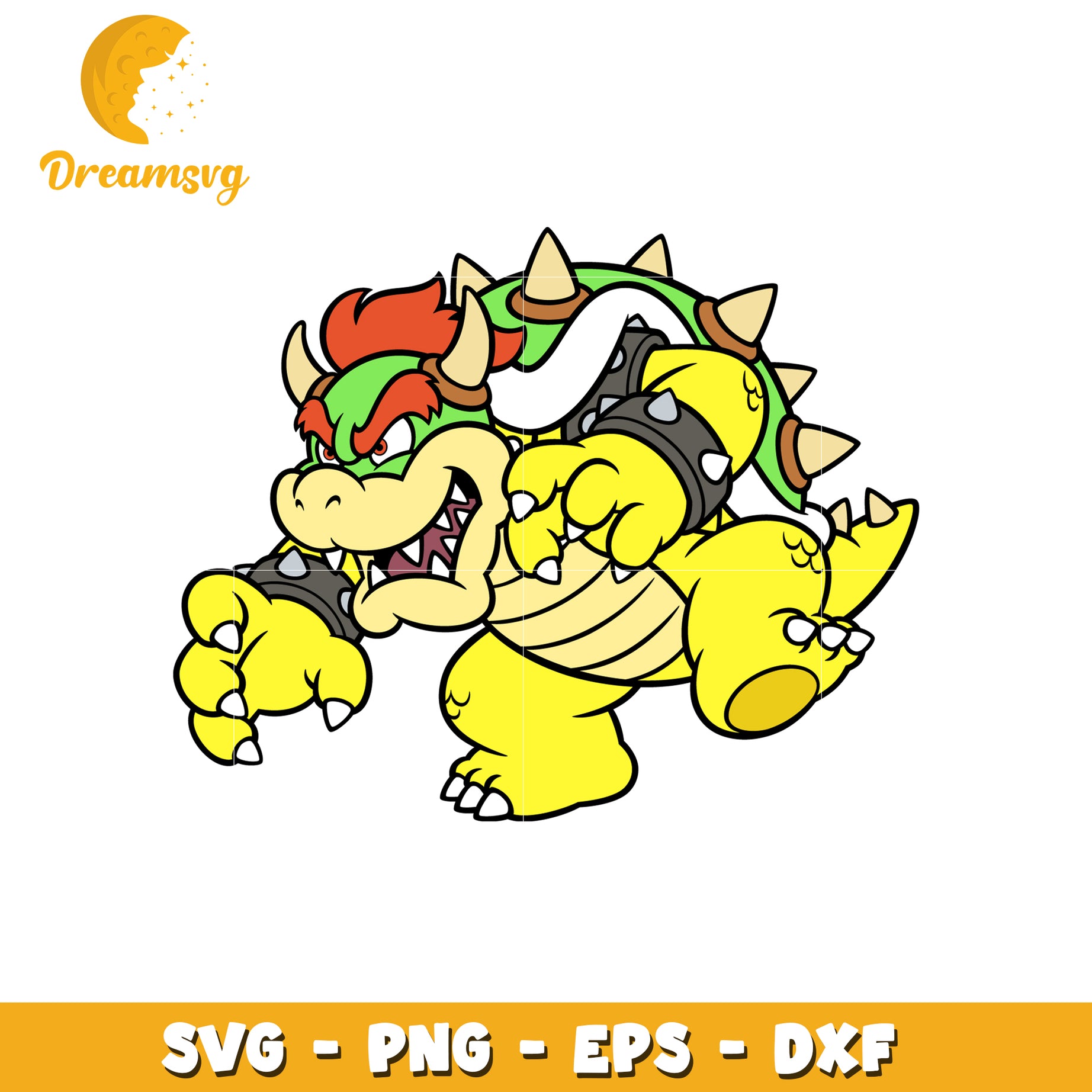 Bowser Jr SVG PNG EPS DXF Cut File