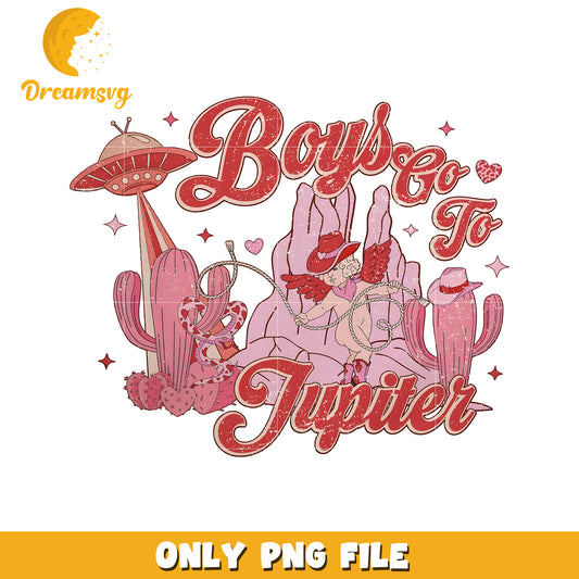 Boys Go To Jupiter PNG Design