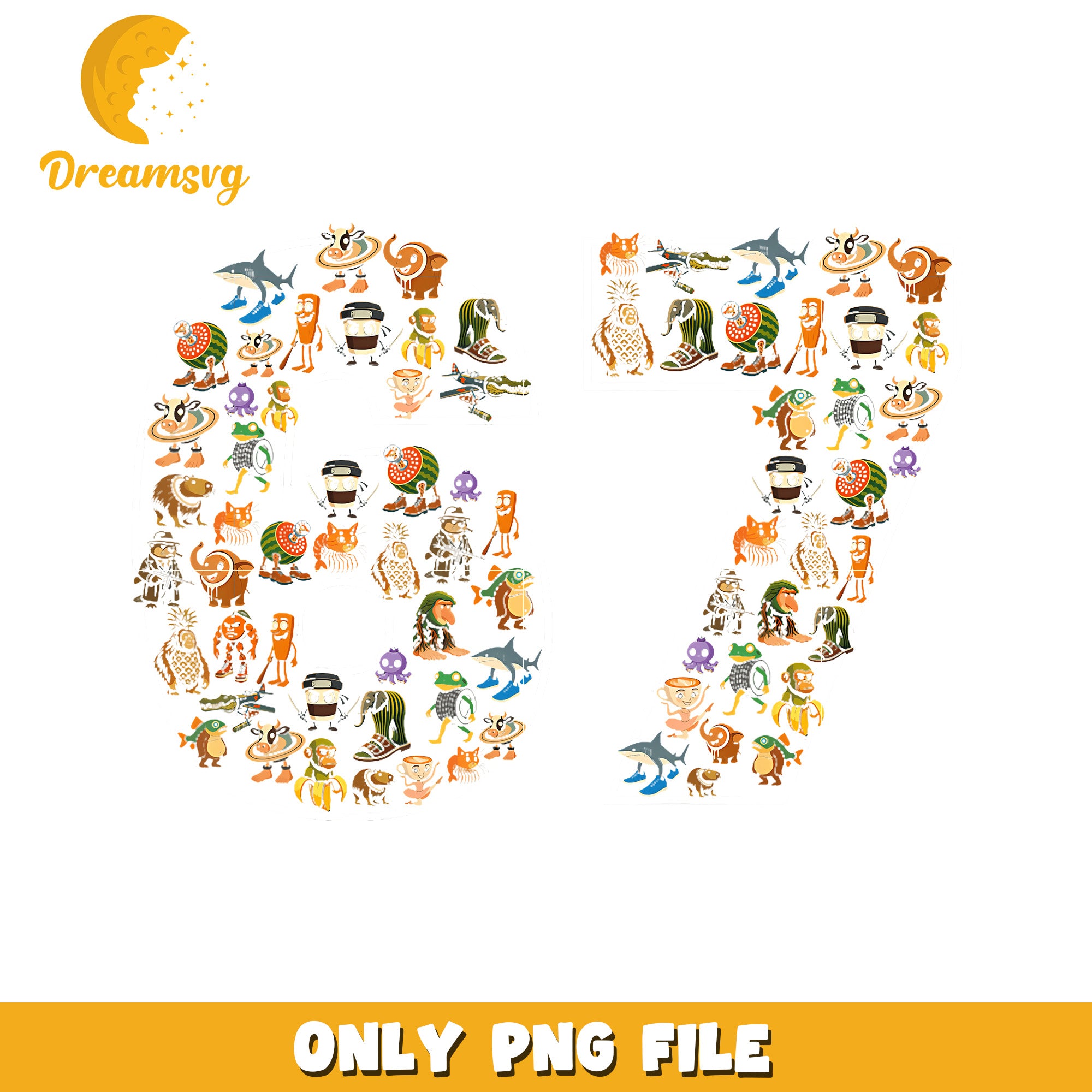 Brainrot 67 png, memes png, trending memes png – DreamSVG Store