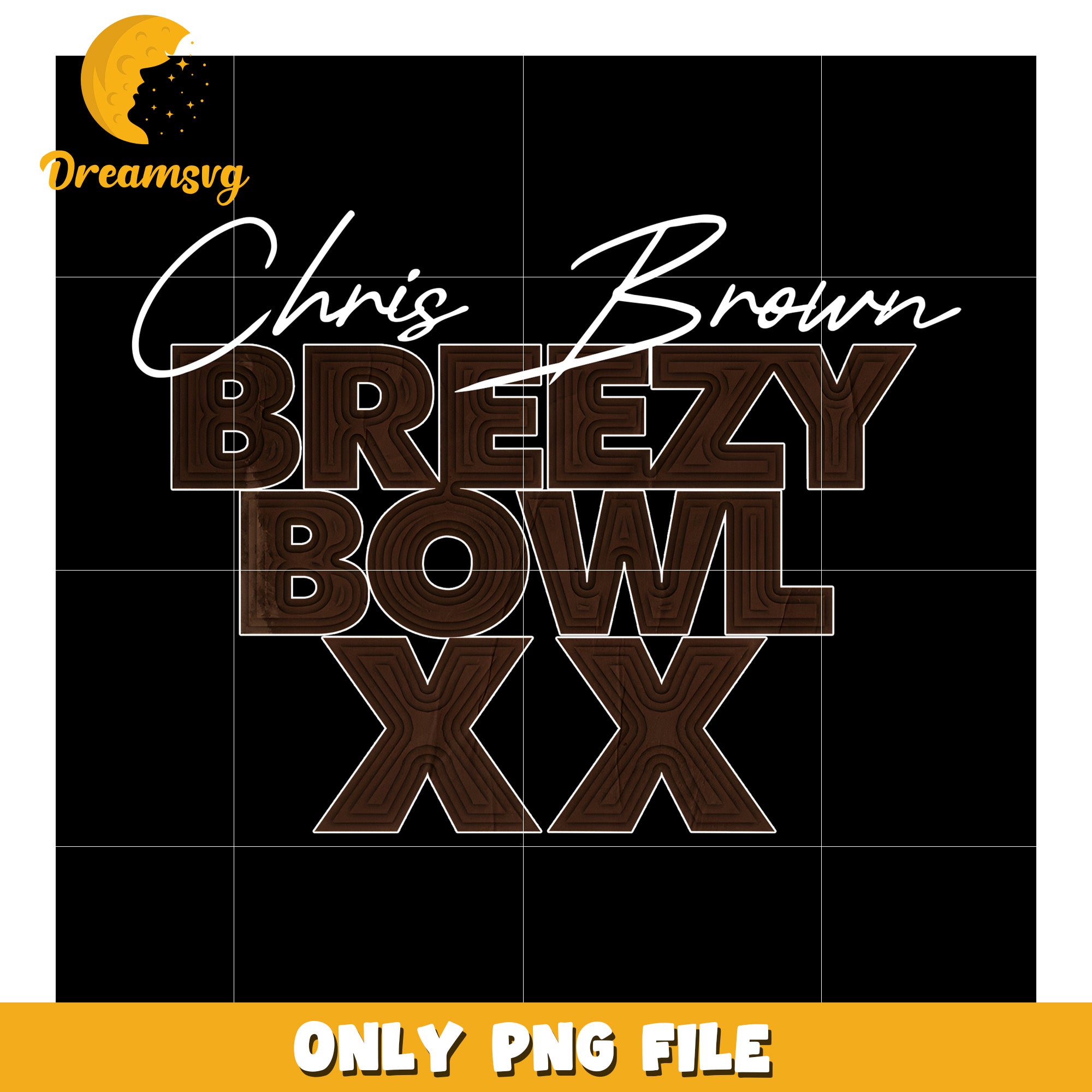 Breezy bowl design png, chris brown tour art png, breezy concert graphic png