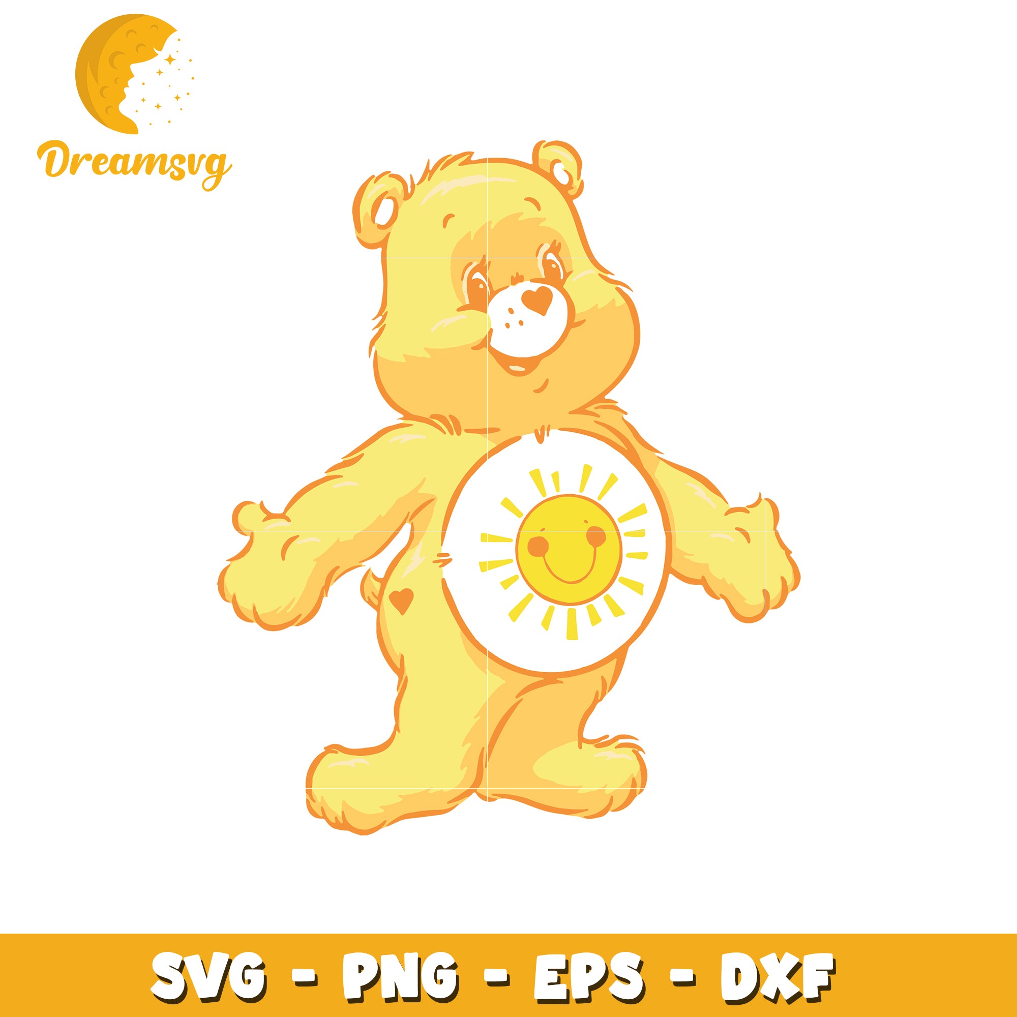 Bright and Cheerful Bear Character SVG for Fun Crafts and Design