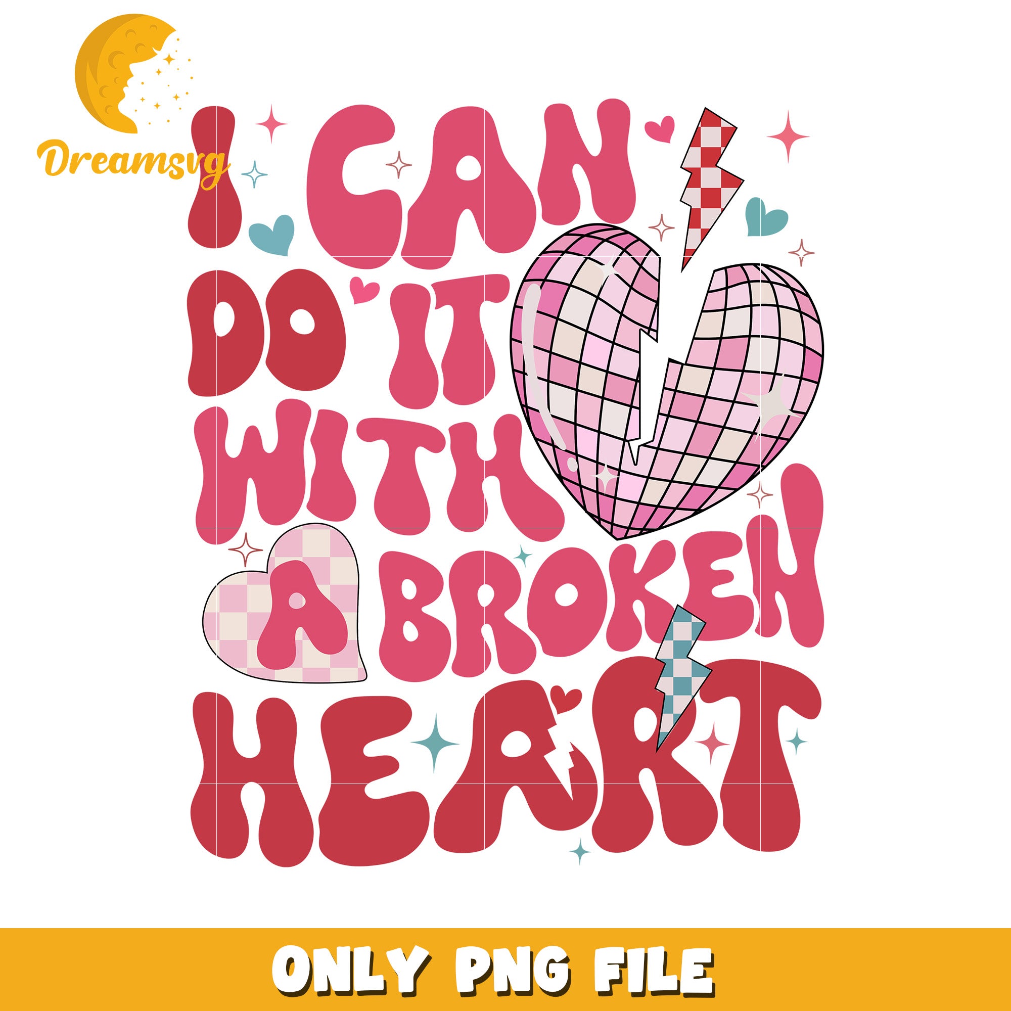 Broken Heart PNG Design