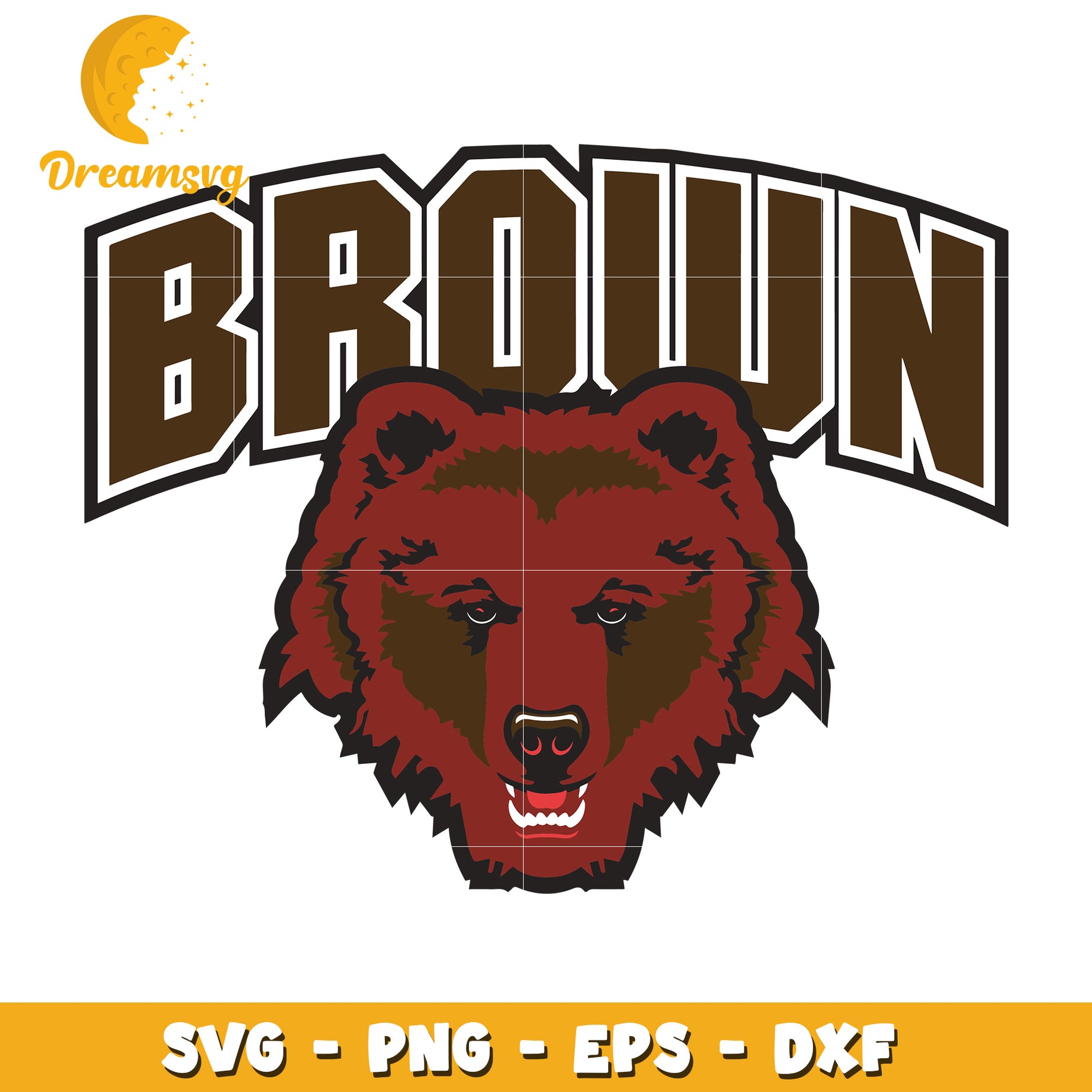 Brown Bear Logo SVG Graphic for Creative Projects and Crafts