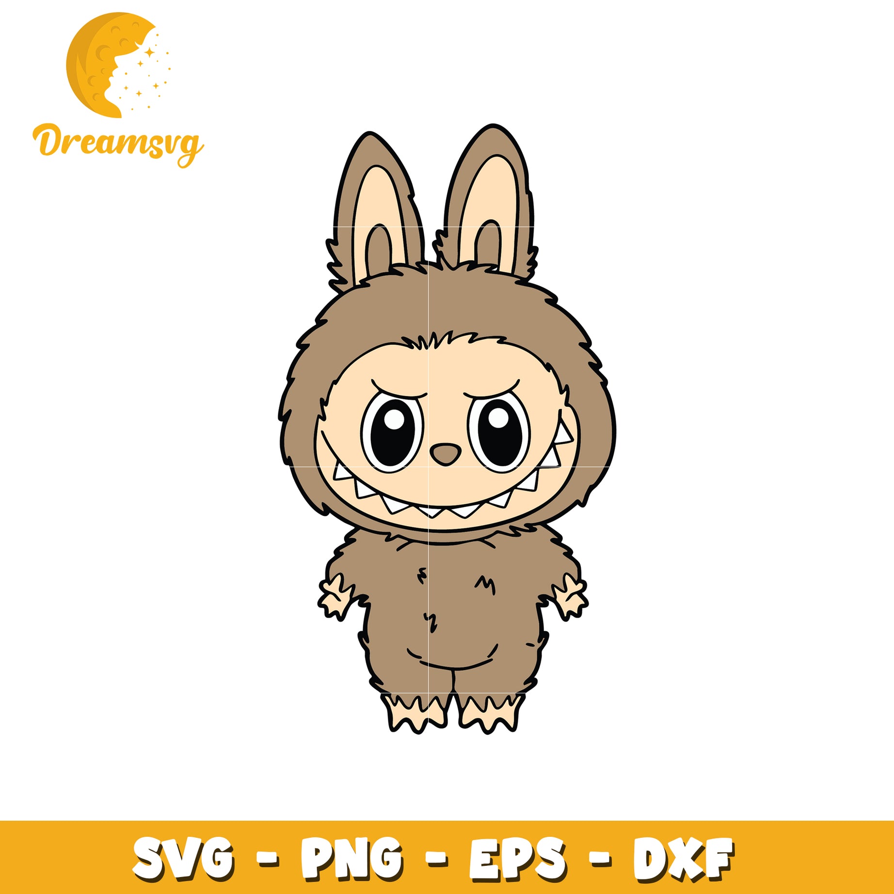 Brown labubu labubu svg, secret labubu svg, labubu amazon svg