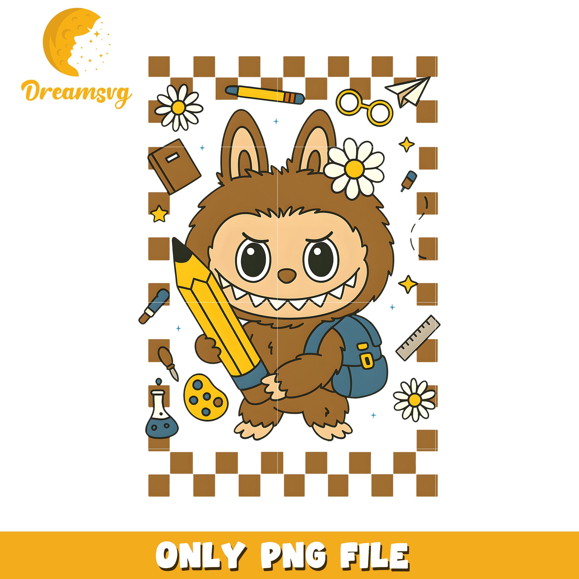 Brown labubu png, funny labubu png, labubu cartoons png