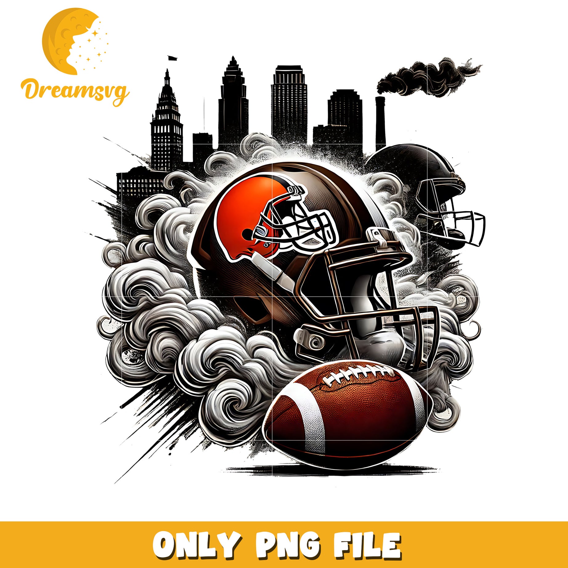 Browns helmet and ball png, super bowl 2025 png, nfl network png