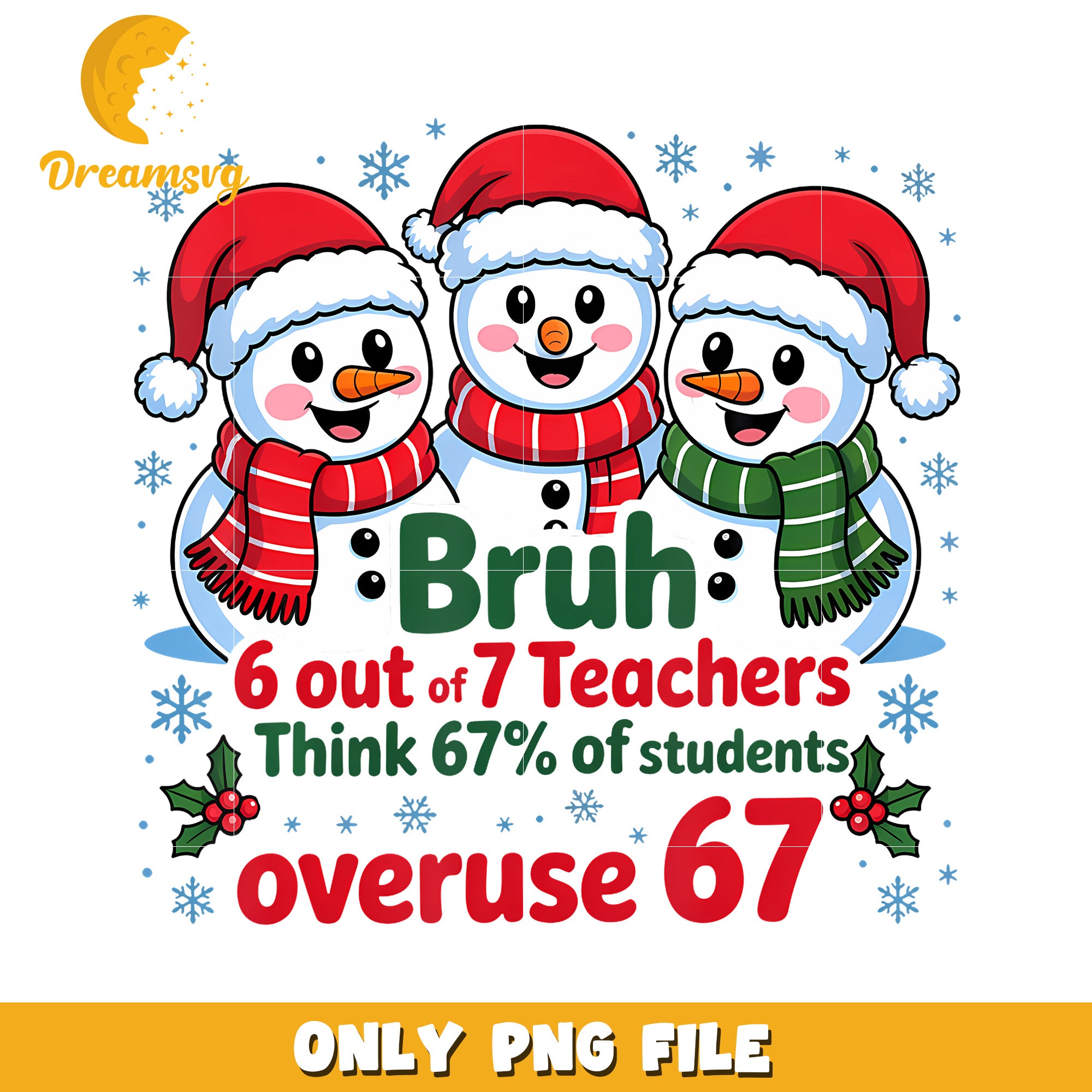 Bruh 6 out of 7 teachers png, meme edit png, humor trend png