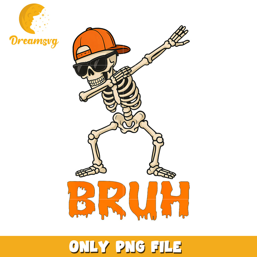 Bruh Dabbing Skeleton png, funny memes​ png, funny skeleton png