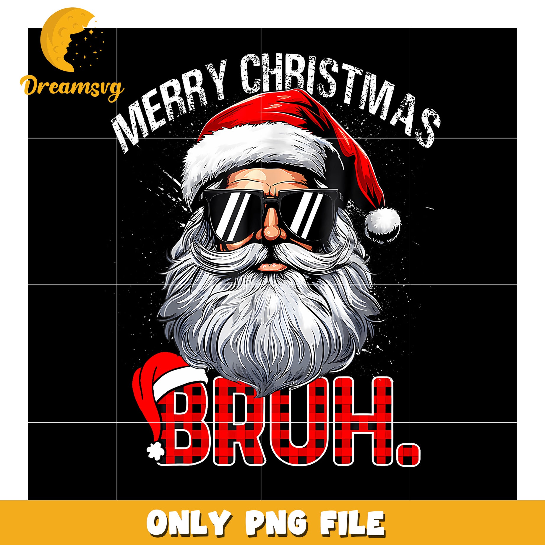 Bruh Santa Hat Funny Christmas png, memes png,