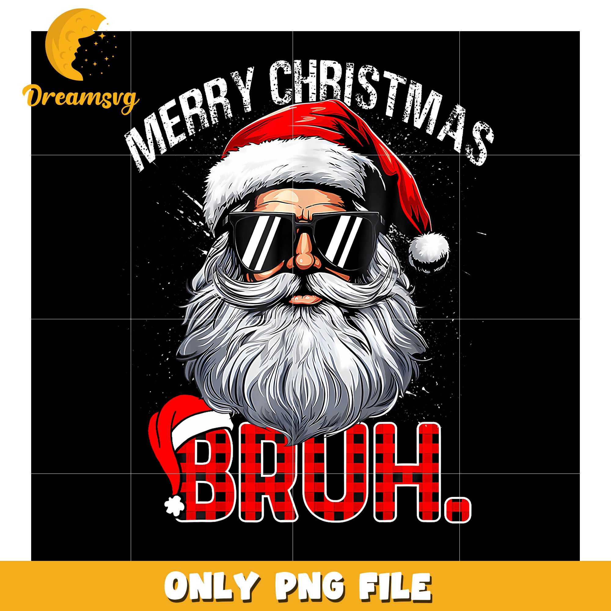 Bruh Santa Hat Funny Christmas png, memes png,