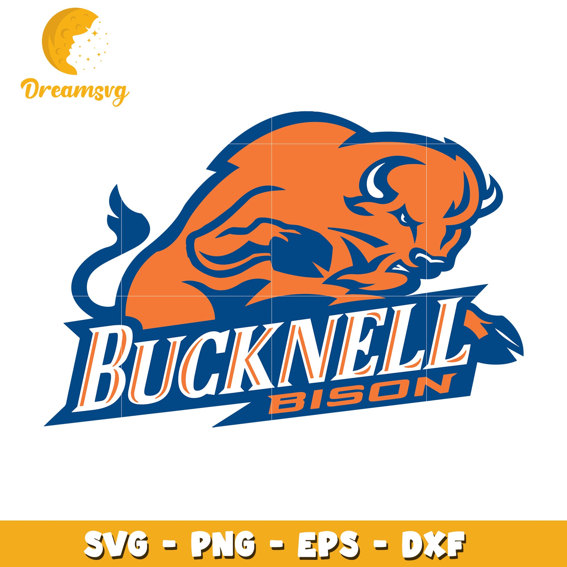Bucknell Bison SVG Cut File