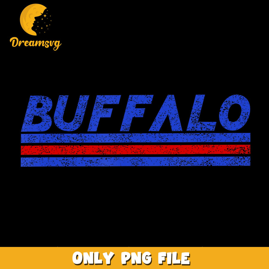 Buffalo Pride PNG, Retro Style, Sports Theme PNG