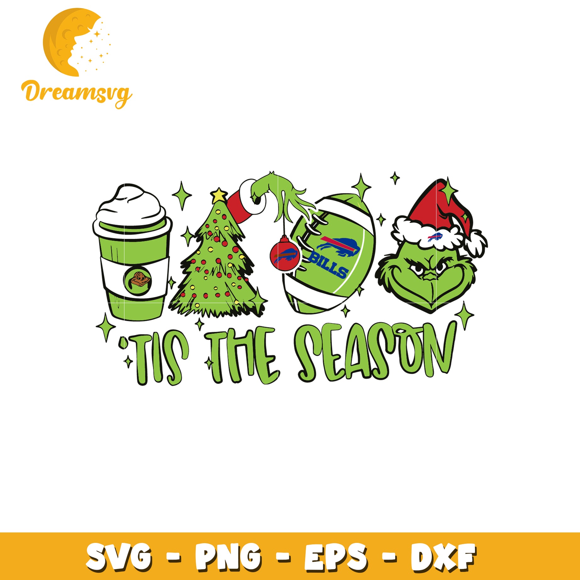 Buffalo bills christmas svg, buffalo bills svg, christmas svg
