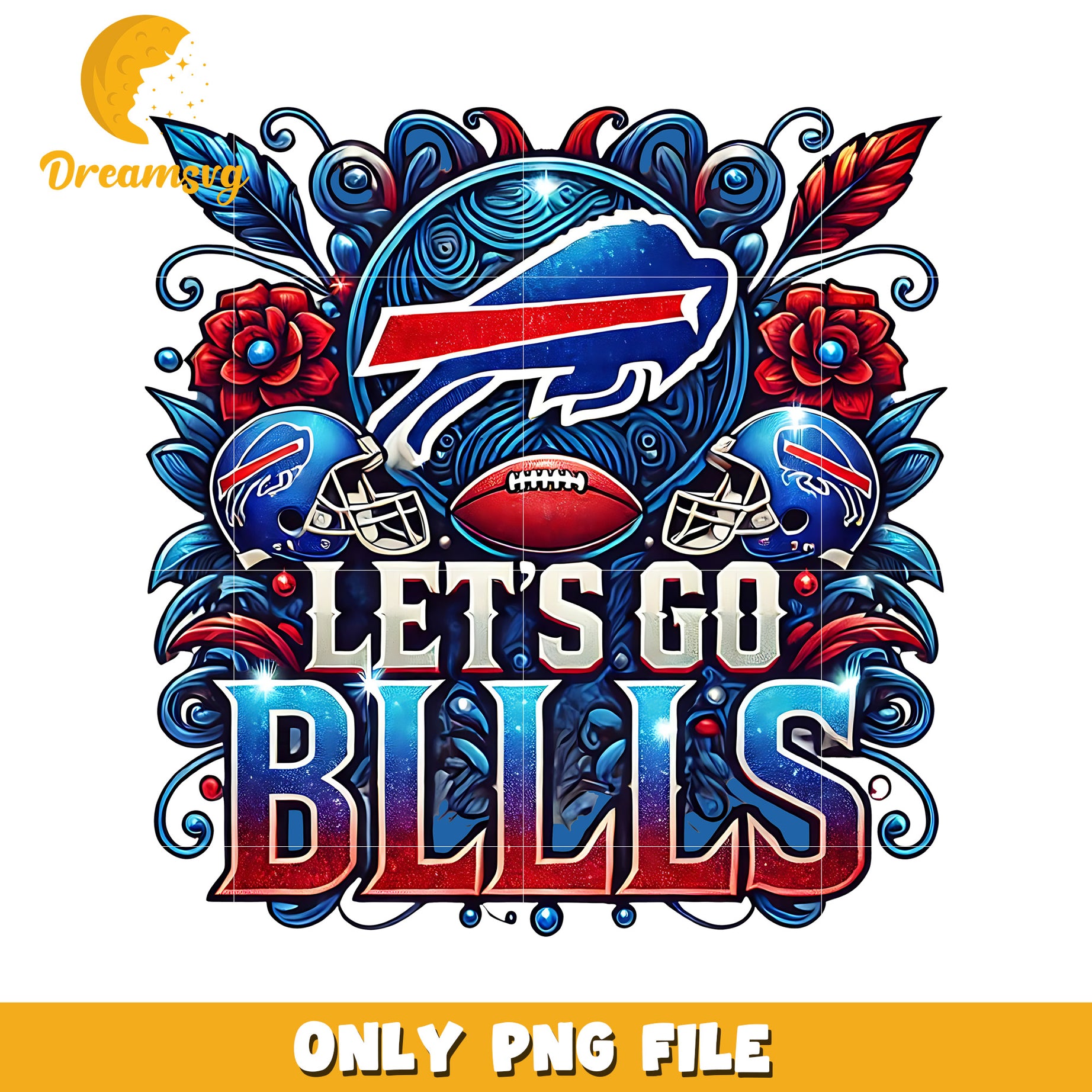 Buffalo bills let's go png, nfl games png, nfl png