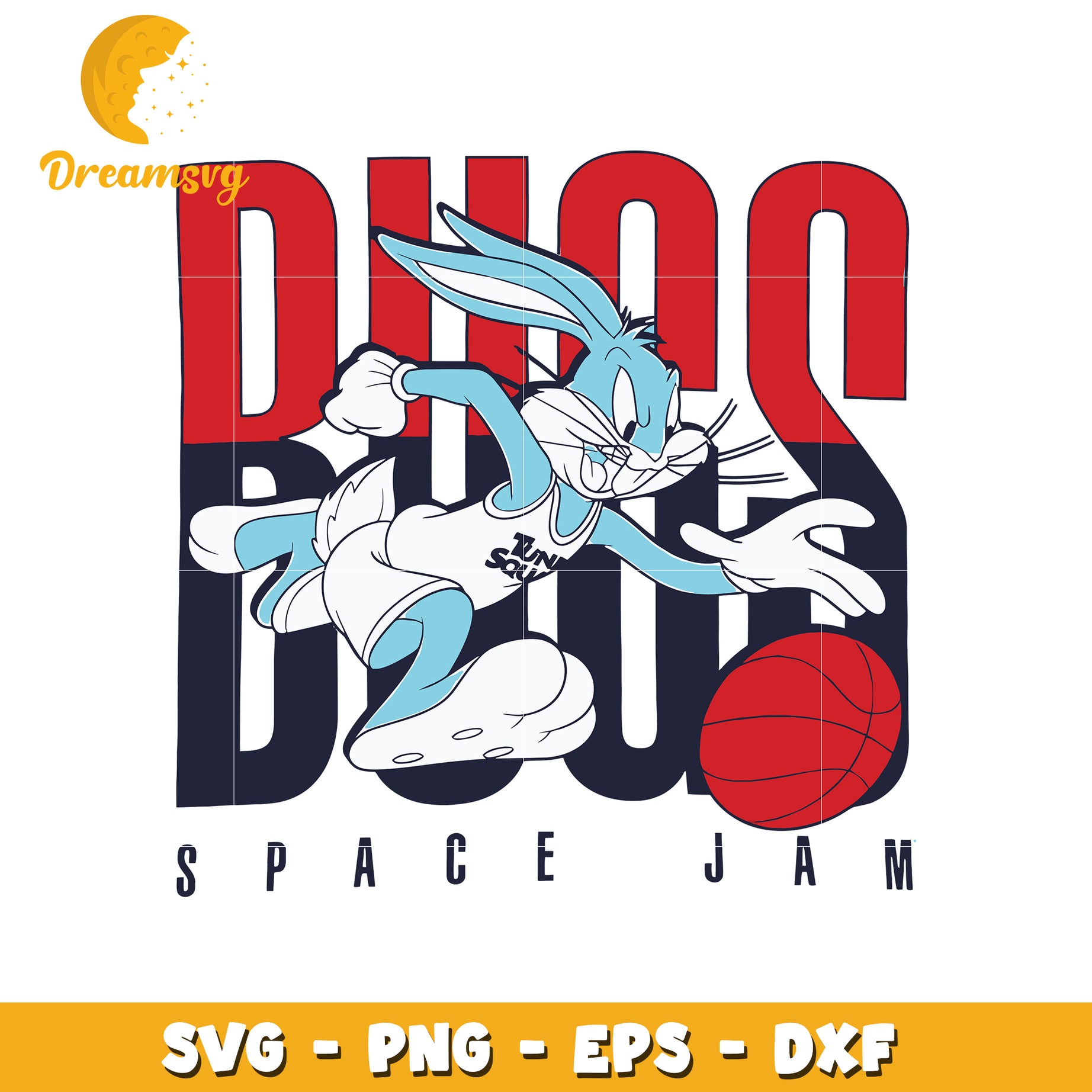 Bugs Bunny Space Jam SVG PNG EPS DXF