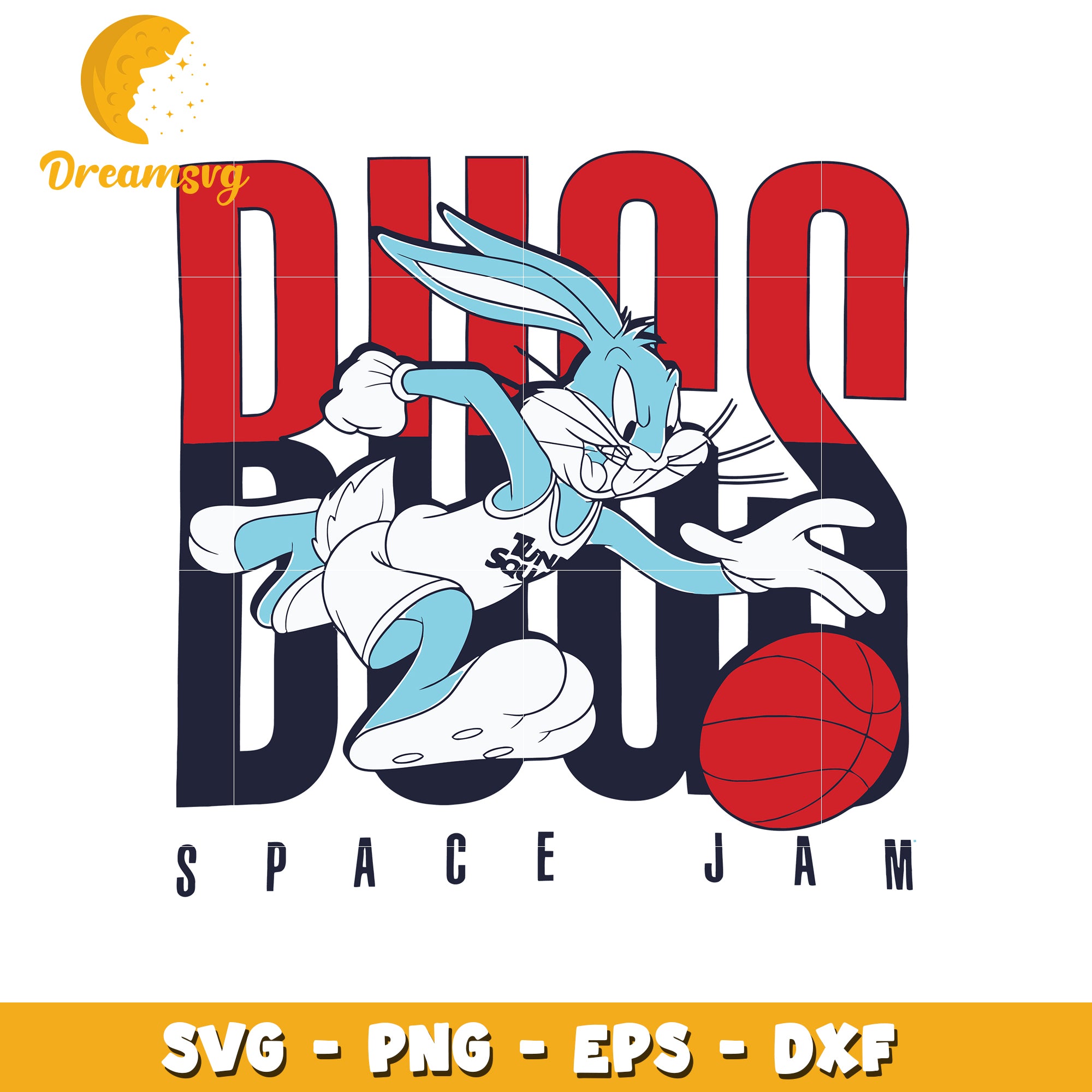 Bugs Bunny Space Jam SVG PNG EPS DXF