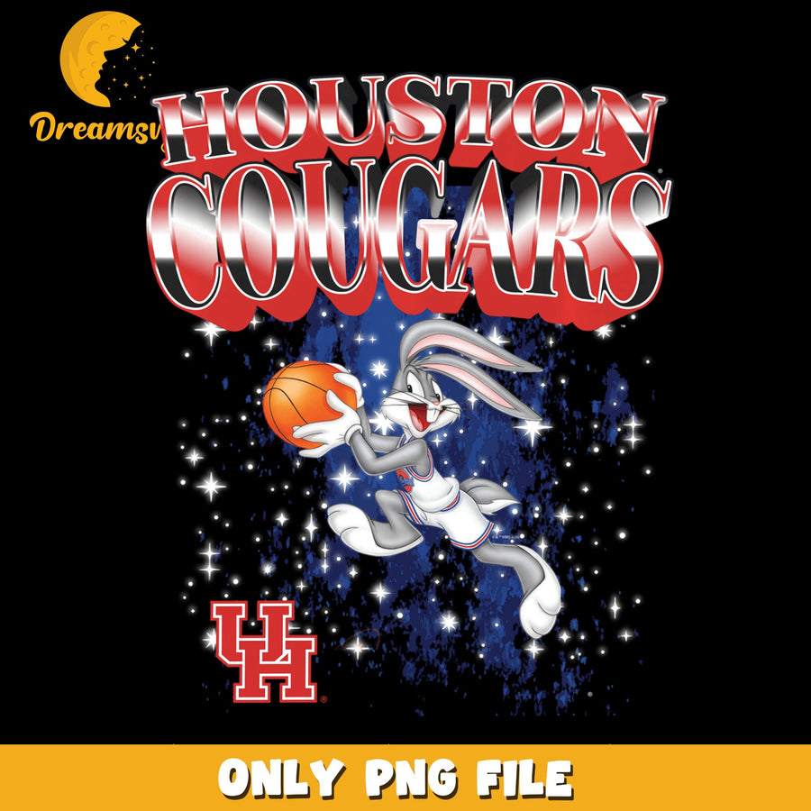 Bugs Bunny PNG, Houston Cougars Fan Art, Basketball PNG