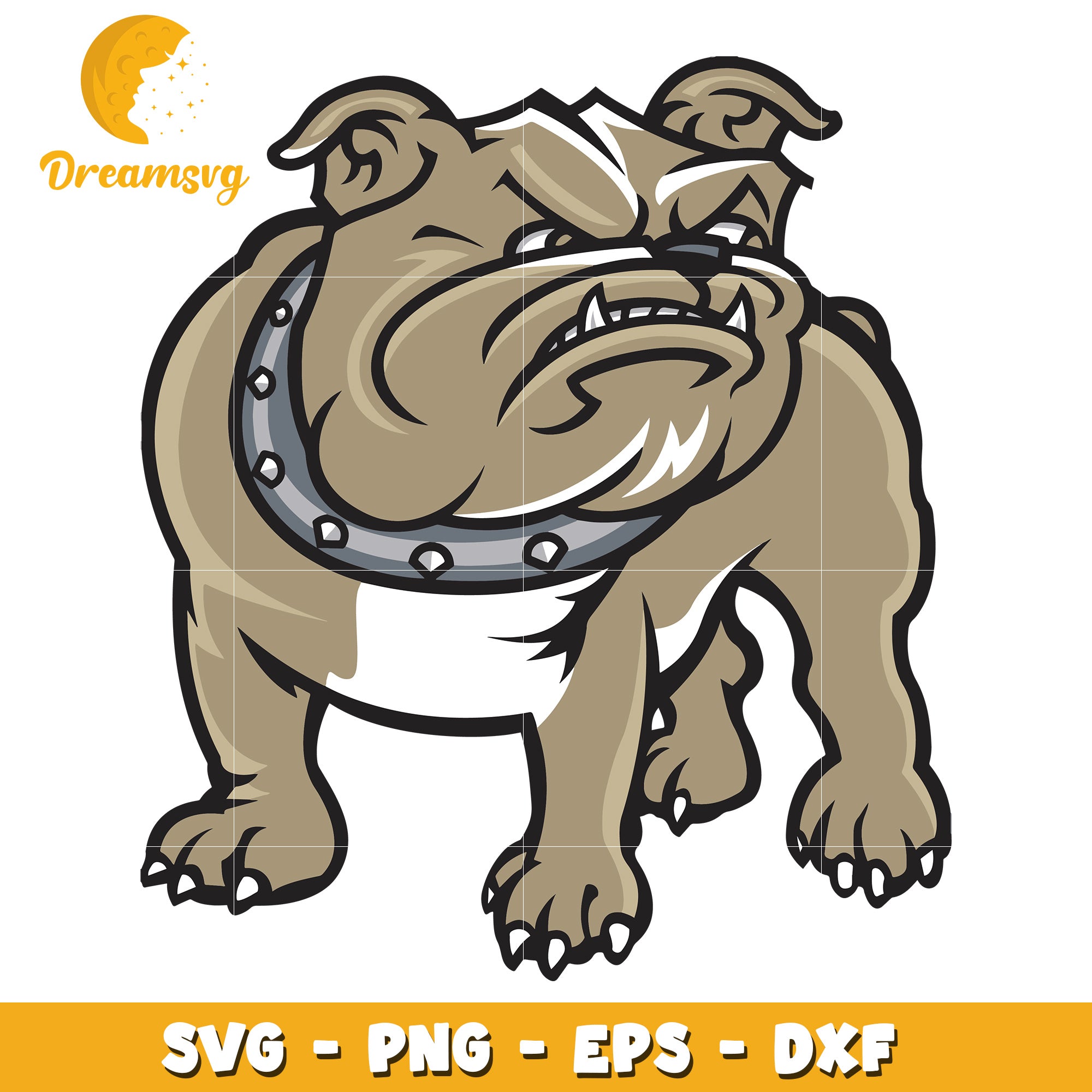 Bulldog Character SVG Design for Creative Projects and Crafts