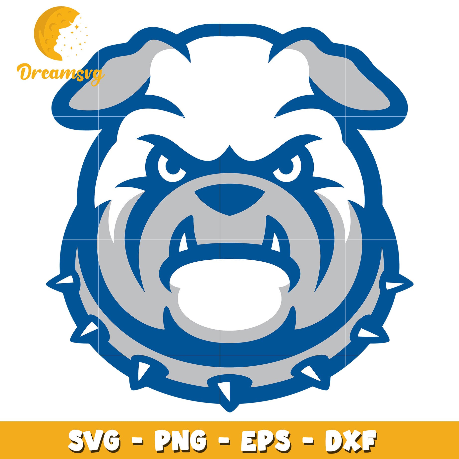 Bulldog Mascot SVG File for Crafting Projects and Designs